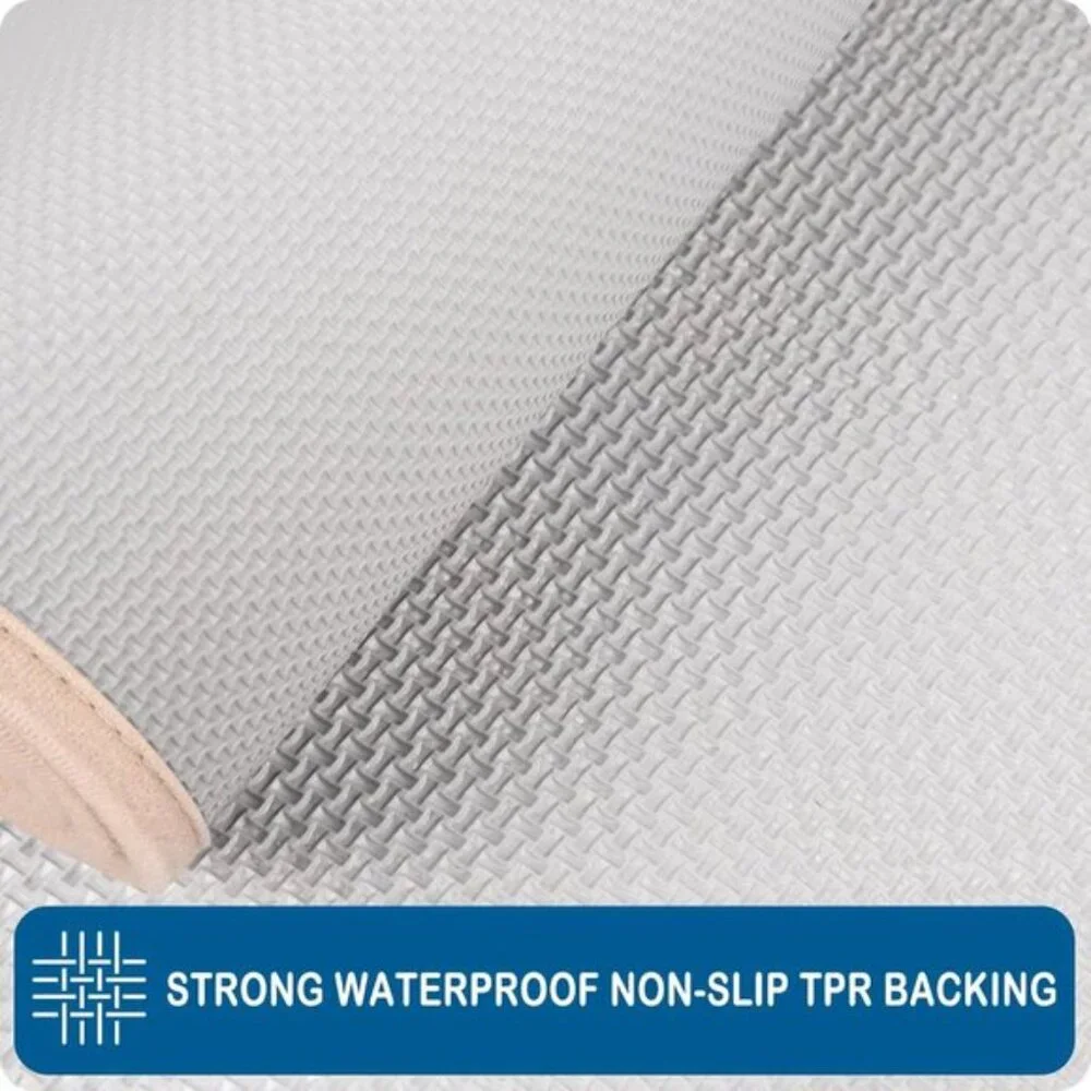 New 2PC Beige Kitchen Rug Set, Washable Non-Slip Absorbent Mats for Floor & Sink